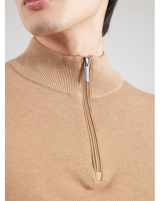 Bugatti Pullover in Natural für Herren