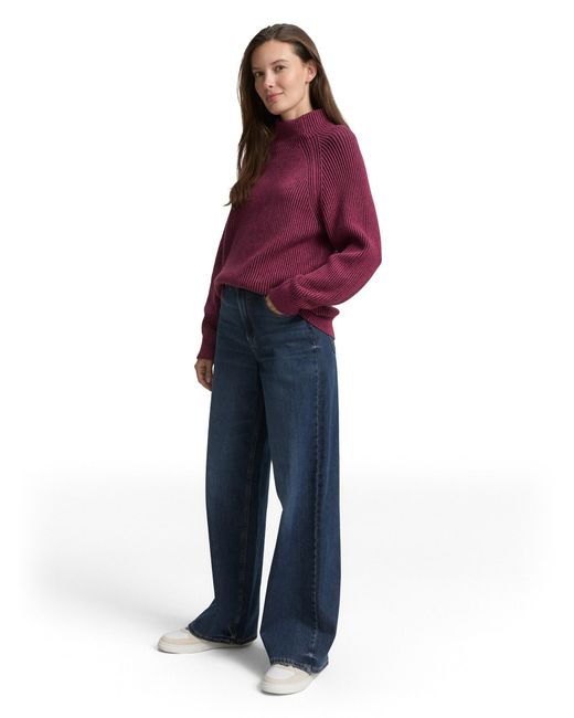 Tom Tailor Purple Pullover