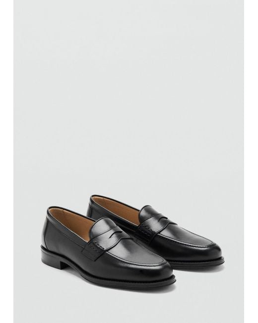 Mango Mokassin Venecimo in Black für Herren