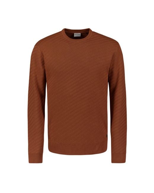 No Excess Pullover in Brown für Herren