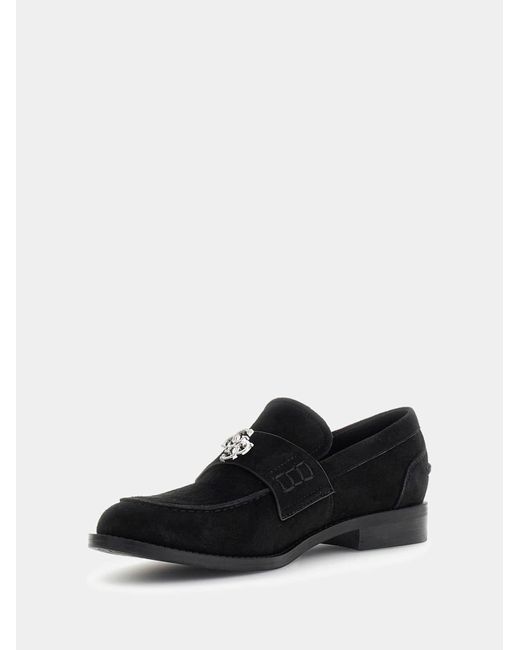 Guess Black Mokassin