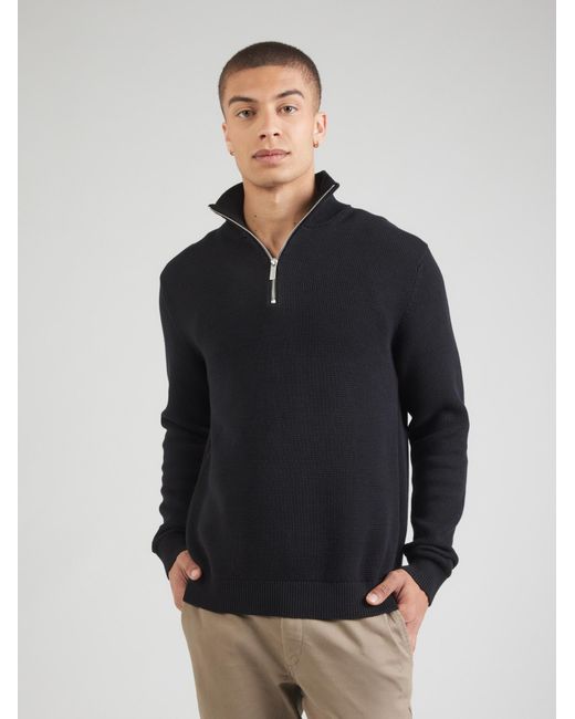 SELECTED Pullover Dane in Black für Herren