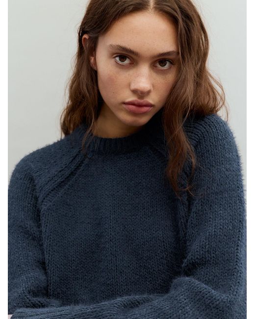 Pull&Bear Blue Pullover