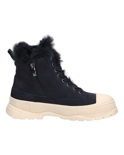 Caprice Blue Schnürstiefelette