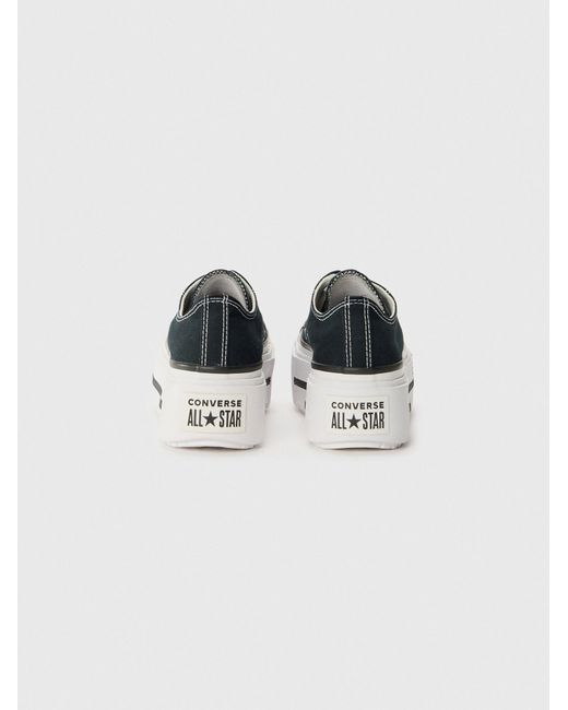 Converse Black Sneaker Ctas Lift Double Stack