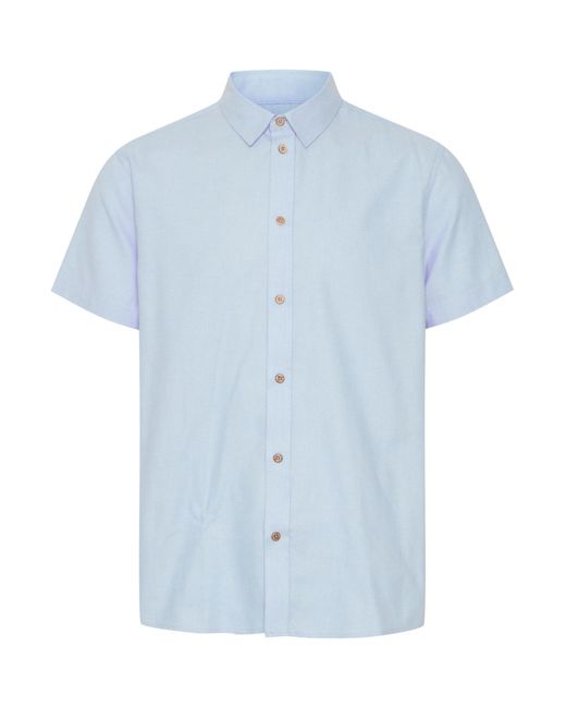 Solid Hemd Pete in Blue für Herren