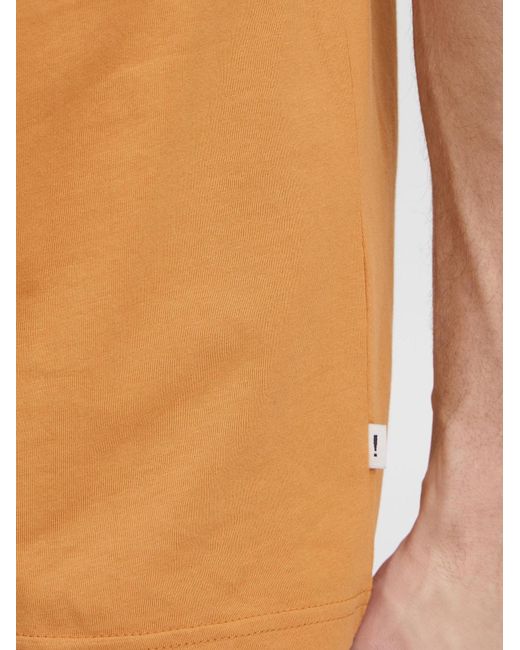 Solid Rundhalsshirt Sdpedro in Orange für Herren