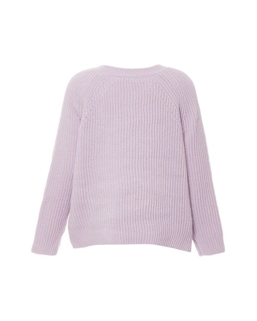 Jalene Purple Pullover