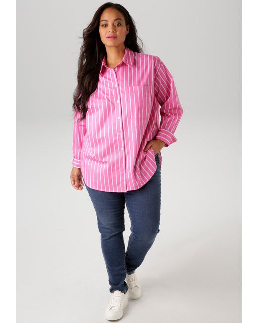 Aniston Pink Bluse