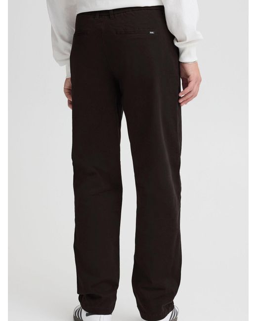 Solid Chinohose Sdtate in Black für Herren