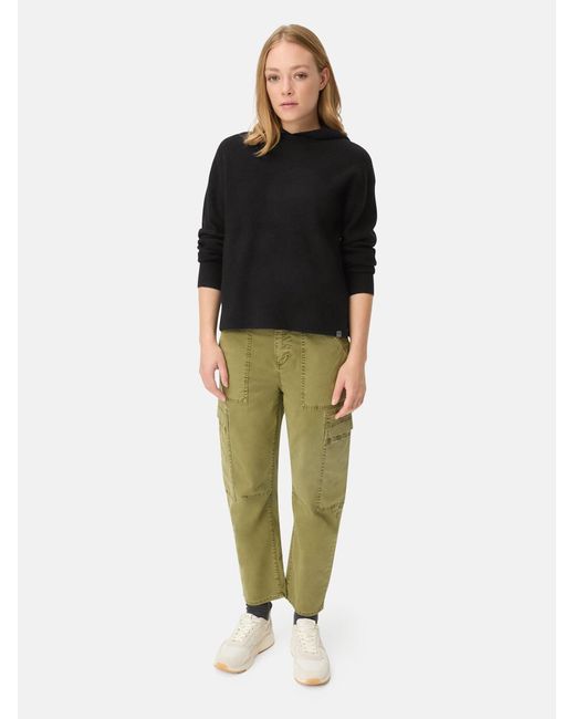 Camel Active Black Strickpullover Mit Kapuze