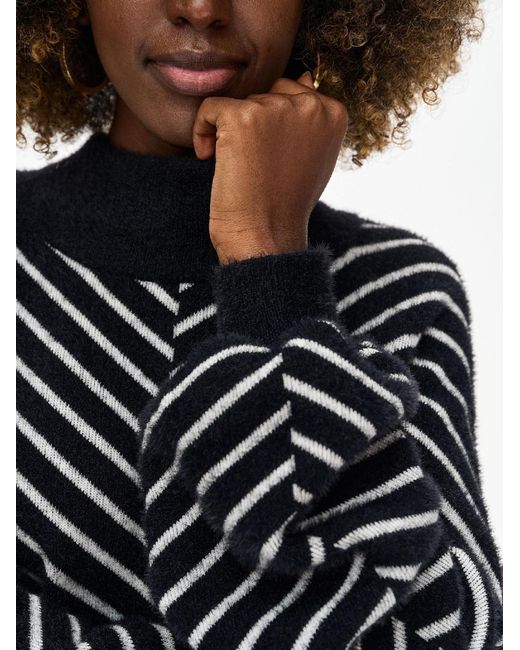 Blue Shadow Black Pullover