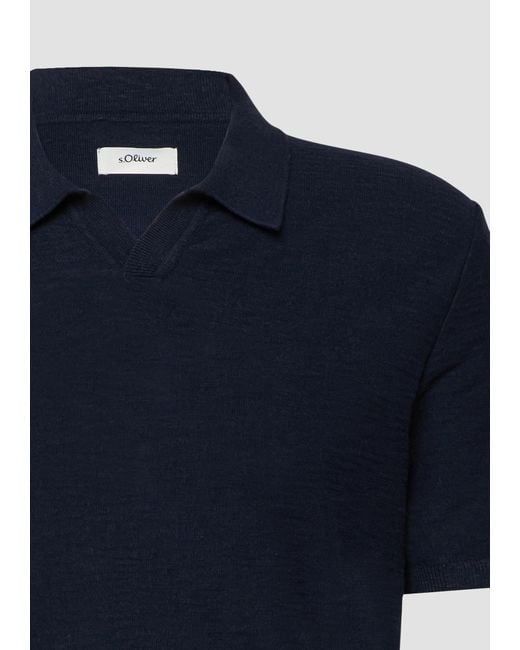 S.oliver Strickpullover in Blue für Herren