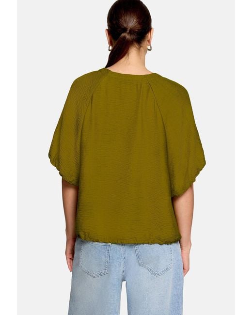 Zero Green Casual-Bluse