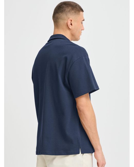 Solid Poloshirt Sdoswald in Blue für Herren