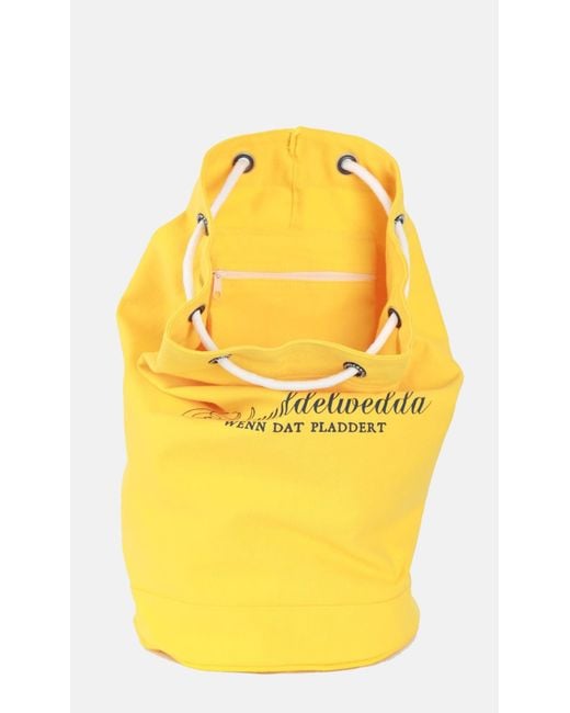 Schmuddelwedda Yellow Beuteltasche