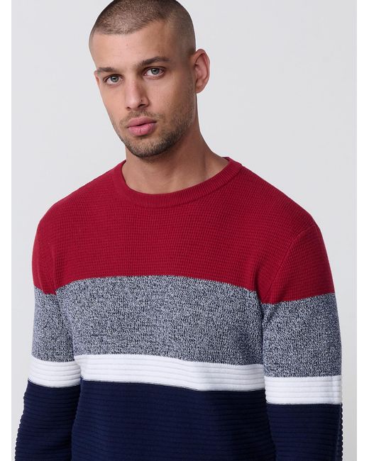 Koröshi Strickpullover in Blue für Herren