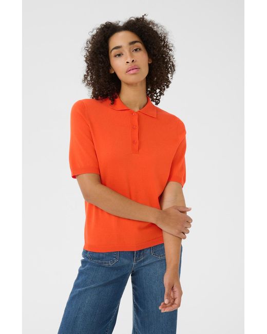 Kaffe Orange Pullover Kalizza