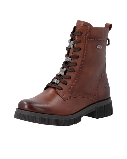Remonte Brown Schnürstiefelette