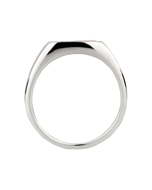 Kuzzoi Ring Rhodochrosit in Pink für Herren
