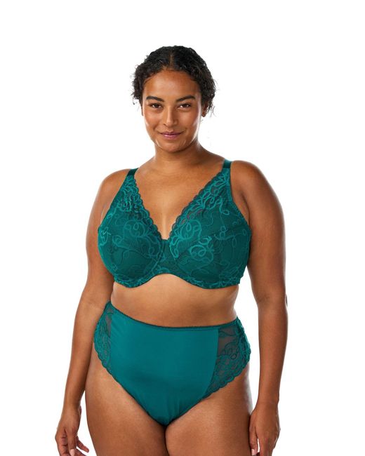 Devoted By Zizzi Blue String Lingrid