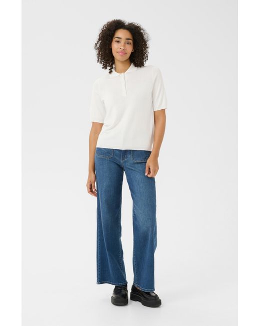 Kaffe White Pullover Kalizza