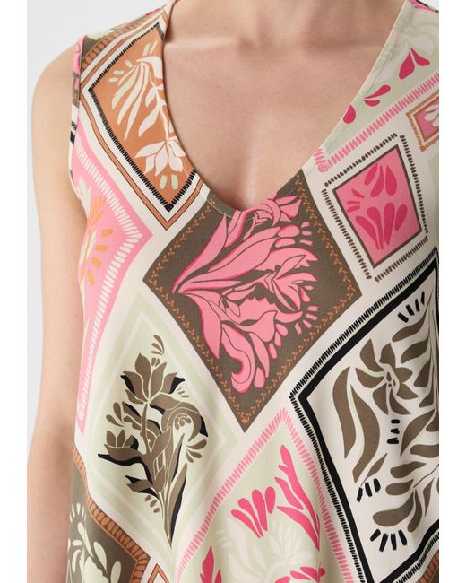 Comma, White Kleid