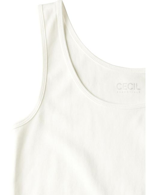 Cecil White Basic Top