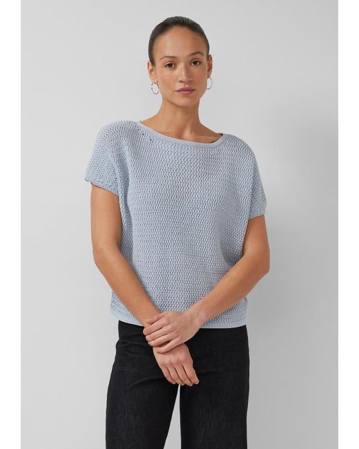 S.oliver Blue Strickpullunder