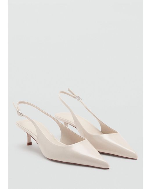 Mango White Slingpumps Circo