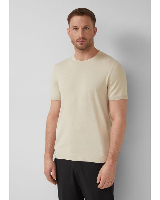 S.oliver Strickpullover in Natural für Herren