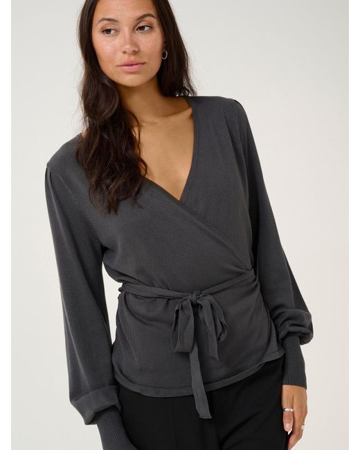 Kaffe Black Strickjacke 'Ka Anno Astrid'