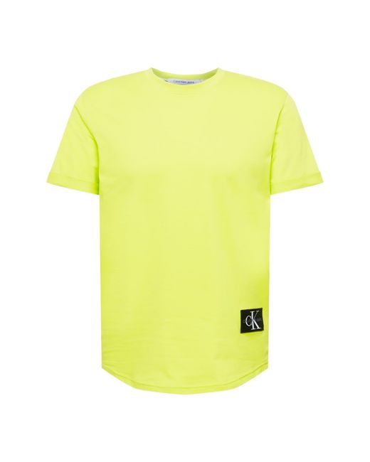 Calvin Klein T-shirt in Yellow für Herren