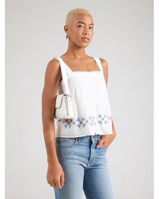 Levi's White Levis Bluse Mimi