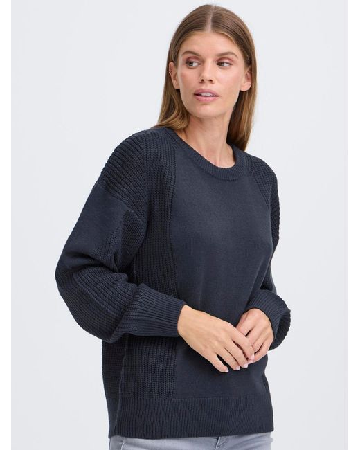 Oxmo Blue Strickpullover Oxiselmo