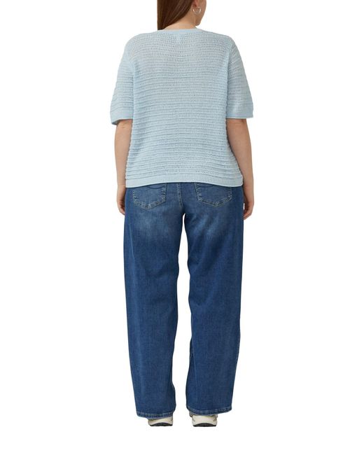 QS Blue Strickpullover