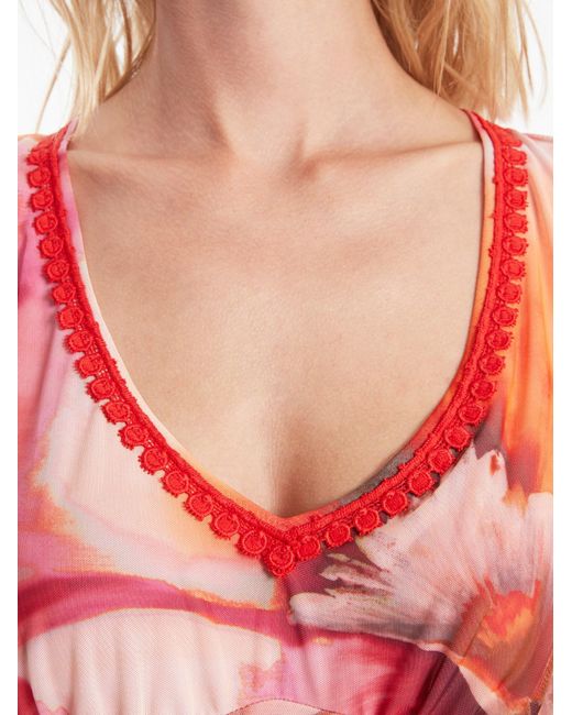 Ana Alcazar Red Kleid Ziasa