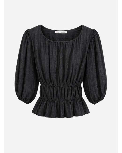 MixRay Black Bluse