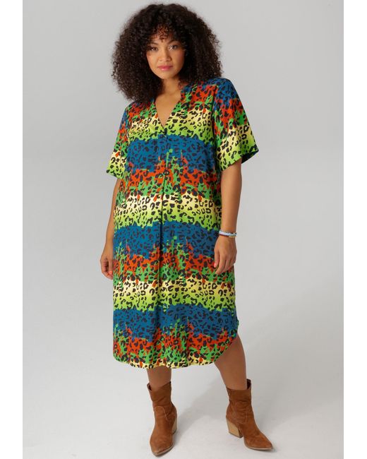 Aniston PLUS Green Kleid