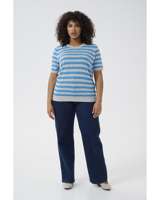 Kaffe Blue Pullover Ankia