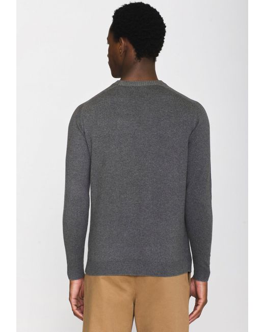 Knowledge Cotton Pullover in Gray für Herren