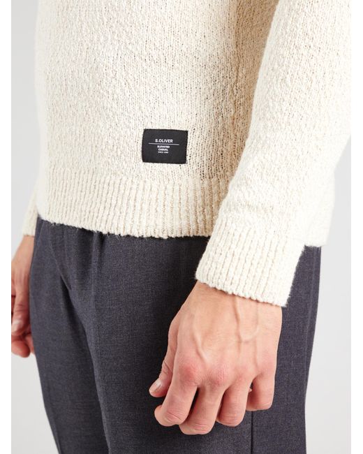 S.oliver Pullover in White für Herren