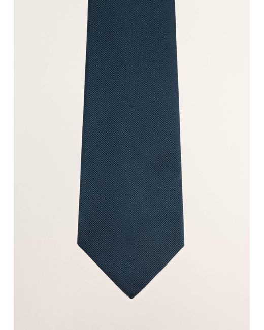 Mango Krawatte Solid7P in Blue für Herren