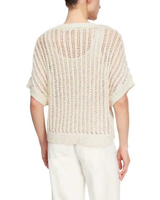 Comma, White Pullover