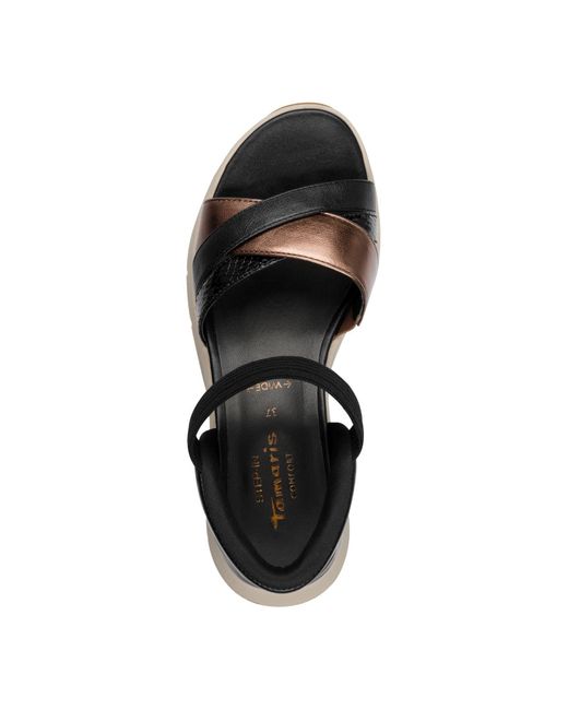Tamaris Black Sandale