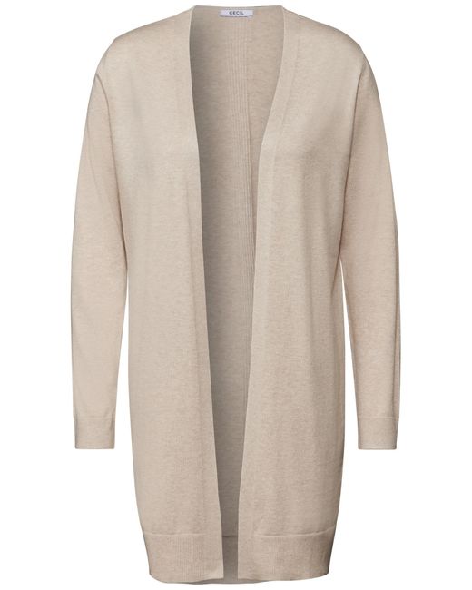 Cecil Natural Langer Basic Cardigan