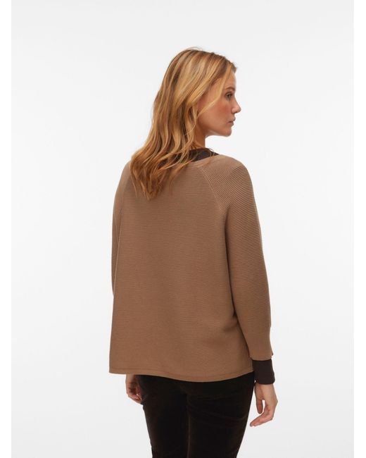 Vero Moda Brown Pullover Vmnew Nora