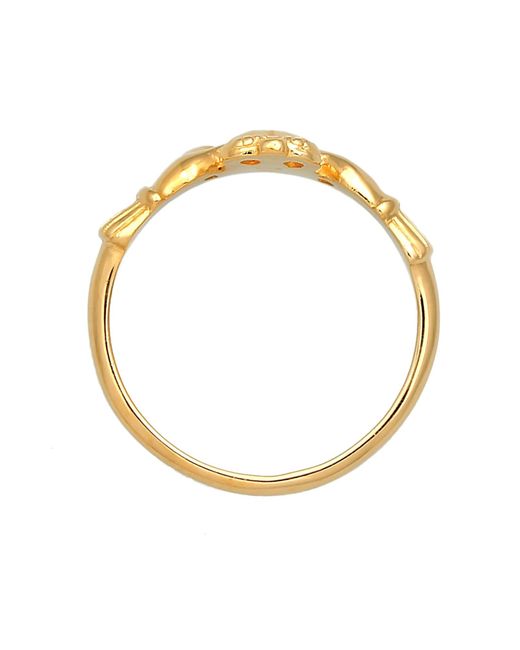 Elli Jewelry Metallic Ring Claddagh, Herz, Krone