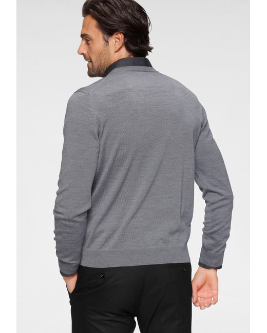 Olymp Pullover in Gray für Herren