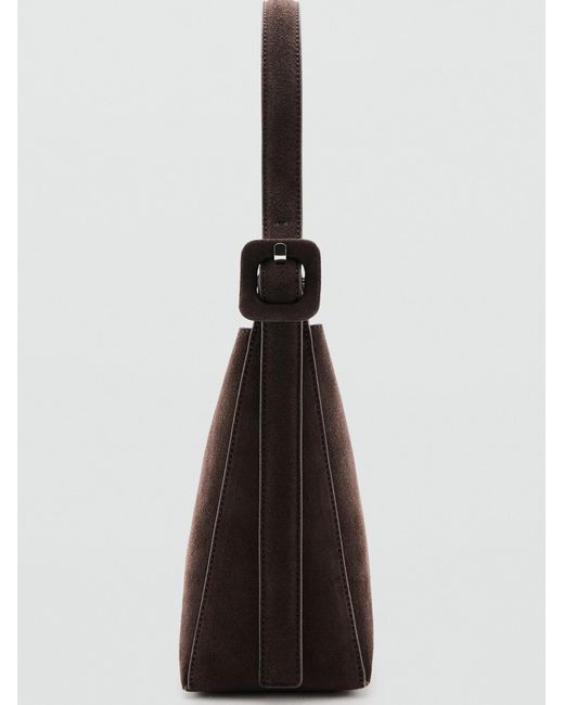 Mango Brown Schultertasche Igor